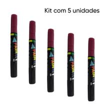 Kit de 5 Marcadores Artístico Paint Maker - Ponta Média - Cor Rosa Pink 723 Kit de 5 Marcadores Artístico Paint Maker - Ponta Média - Cor Rosa Pink 723