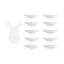 Kit De 5 Pares De Almofadas De Silicone Para Permanente De Cílios, Escova Modeladora 3D, Ferramentas