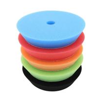 Kit De 5 Peças De Almofadas De Polimento E Cera Para Carro De 5 E 6 Polegadas, Conjunto De Esponjas