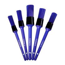 Kit de 5 Pincéis para Detalhamento Externo de Veículos Vonixx Kit de 5 Pincéis para Detalhamento Externo de Veículos Vonixx