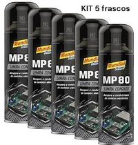 Kit de 5 Unidades de Limpa Contato MP80 Mundial Prime 300ML Kit de 5 Unidades de Limpa Contato MP80 Mundial Prime 300ML