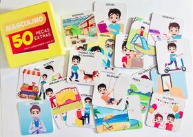 Kit de 50 Peças para Organização da Rotina Infantil
