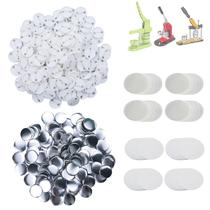 Kit de 500 Conjuntos de Peças para Botons Happizza 32mm com Alfinete Kit de 500 Conjuntos de Peças para Botons Happizza 32mm com Alfinete