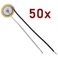 Kit de 50x Pastilha Cápsula 2cm piezoelétrico piezoelétrica 20mm Piezo Kit de 50x Pastilha Cápsula 2cm piezoelétrico piezoelétrica 20mm Piezo