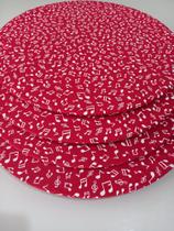 Kit de 6 capa para Souplast9 AMERICANO REDONDO) estampa musical. Kit de 6 capa para Souplast9 AMERICANO REDONDO) estampa musical.