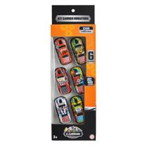 Kit De 6 Carrinhos Em Miniatura Pull Back Dm Toys Kit De 6 Carrinhos Em Miniatura Pull Back Dm Toys