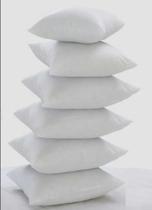 Kit De 6 Enchimentos Refil Almofada 45x45 Silicone Super Macio