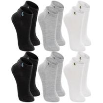 Kit De 6 Pares Meia Lupo Sport Kids Cano Curto Infantil Algodão Cores Básicas Para Menino E Menina Kit De 6 Pares Meia Lupo Sport Kids Cano Curto Infantil Algodão Cores Básicas Para Menino E Menina