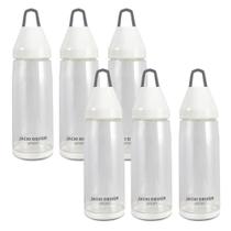 Kit De 6 Peças Garrafa 650ml Jacki Design Branco Kit De 6 Peças Garrafa 650ml Jacki Design Branco