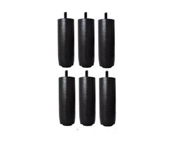 Kit de 6 Pés Para Cama Box ou Baú Queen King 12 cm de Altura TDC Madeira Maciça Kit de 6 Pés Para Cama Box ou Baú Queen King 12 cm de Altura TDC Madeira Maciça