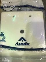 Kit de 6 placas Placas 4x4 com furo branca por 23,40.
