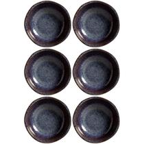 Kit de 6 Ramequins Molho Shoyu Sushi Stoneware Titanium 70ml Kit de 6 Ramequins Molho Shoyu Sushi Stoneware Titanium 70ml