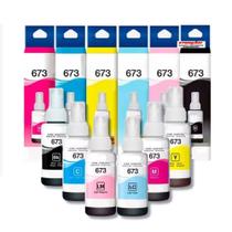 Kit De 6 Tintas Para Impressoras T673 L800/l805/l T673 810/l1800
