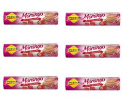 Kit De 6 Unid. De Bolacha Lowçucar Zero Açucares Morango