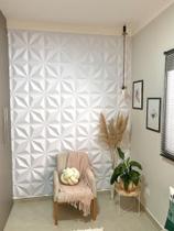 Kit De 60 Placas Decorativa 3d Com Fita 3m Rendimento 15 M²