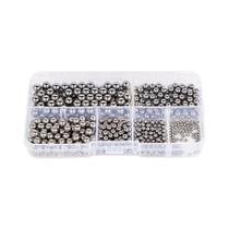 Kit De 600 Peças De Rolamentos De Bicicleta Em Aço Cromado De Precisão SAE, 6 Tamanhos De 1/4" a