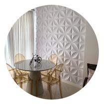 Kit De 74 Placas Decorativa 3d Com Fita 3m Rendimento 18,5m²