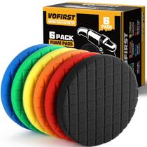 Kit de 8 Peças de Boinas de Polimento VOFirst 7,5" Espuma e Lã