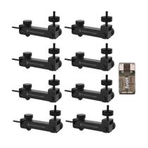 Kit de 8 Suportes Mount Stealth Cam Eco com Tubo de Aço e Pivot Kit de 8 Suportes Mount Stealth Cam Eco com Tubo de Aço e Pivot
