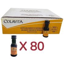 Kit de 80 Mini Vinagres Aceto Balsâmico Di Modena Colavita - 12ml Italiano