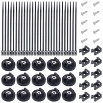 Kit de 85 peças de presilhas para cabos com suporte magnético Taiidaues em nylon Kit de 85 peças de presilhas para cabos com suporte magnético Taiidaues em nylon