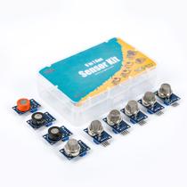Kit de 9 Componentes de Módulos Sensores de Gás para Arduino NFe Kit de 9 Componentes de Módulos Sensores de Gás para Arduino NFe