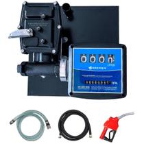 Kit de Abastecimento para Gasolina 12V 50L/min com Medidor Mangueira e Bico Automático BREMEN