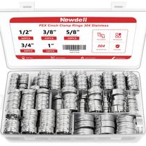 Kit de abraçadeiras de aço inoxidável Newdeli para anéis de crimpagem PEX Kit de abraçadeiras de aço inoxidável Newdeli para anéis de crimpagem PEX