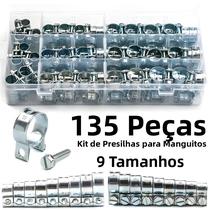 Kit De Abraçadeiras De Mangueira De Duplo Gancho 8-18mm, Sortido, 135 Peças, Clipes Para Mangueiras Kit De Abraçadeiras De Mangueira De Duplo Gancho 8-18mm, Sortido, 135 Peças, Clipes Para Mangueiras