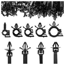 Kit de abraçadeiras OFBAND 130PCS com clipes de retenção de 6 fios Kit de abraçadeiras OFBAND 130PCS com clipes de retenção de 6 fios