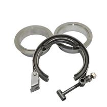 Kit De Abraçadeiras V-Band De Liberação Rápida Em Aço Inoxidável 304 Universal Para Tubo De Escape