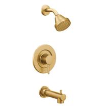 Kit de acabamento de chuveiro Moen Align T2193EPBG em ouro escovado Kit de acabamento de chuveiro Moen Align T2193EPBG em ouro escovado