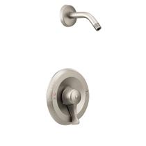 Kit de acabamento de chuveiro Moen Commercial M-DURA Classic em níquel escovado