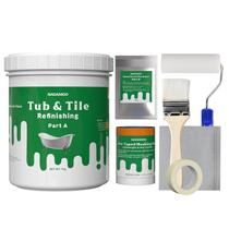 Kit de acabamento NADAMOO Tub and Tile de 1 kg com ferramentas para banheiro