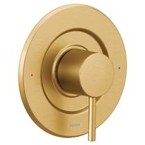 Kit de acabamento para banheira e chuveiro Moen Align T2191BG em ouro escovado