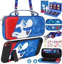 Kit de Accesorios de Almacenamiento Xinocy para Nintendo Switch 9 en 1