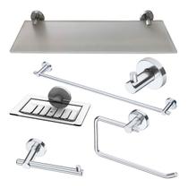 Kit De Acessório Light Para Banheiro 6 Peças Italy Line