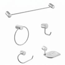 Kit de Acessório para Banheiro Atria 25838 Meber Kit de Acessório para Banheiro Atria 25838 Meber