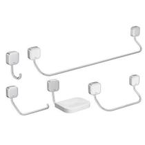 Kit de Acessório para Banheiro Pix com 5 Peças Cromado - Deca