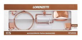 Kit De Acessórios 5 Pçs Rose Gold 2000 F24 Lorenzetti