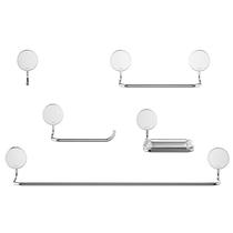 Kit de Acessórios 5 peças DocolDot, 90021542006 - Docol Cromado