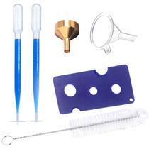 kit de Acessórios aromaterapia: funil, abridor de rollon e Pipeta 3 ml Com escovinha kit de Acessórios aromaterapia: funil, abridor de rollon e Pipeta 3 ml Com escovinha