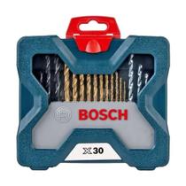 Kit de Acessorios Brocas e Bits X-Line com 30 pecas com Maleta BOSCH