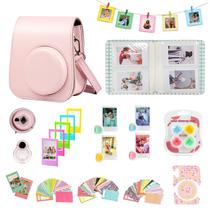 Kit de acessórios CAIYOULE para câmera Fujifilm Instax Mini 11 rosa