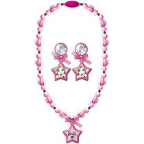 Kit De Acessórios - Colar E Brincos Barbie - Intek