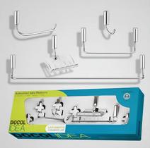 Kit De Acessórios Com 5 Peças Idea Cromado Docol