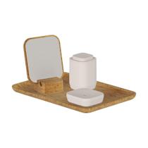 Kit de acessórios de bancada Ou 4 peças Linha Aura Kit de acessórios de bancada Ou 4 peças Linha Aura
