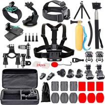 Kit de acessórios de câmera Black pro 60-in-1 para GoPro Hero Kit de acessórios de câmera Black pro 60-in-1 para GoPro Hero