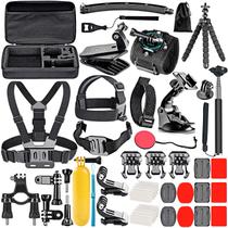 Kit de acessórios de câmera de ação Neewer 50 em 1 para GoPro e DJI