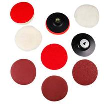 Kit de Acessórios de Polimento Lixamento e Acabamento para Esmerilhadeira 4.1/2 Polegadas